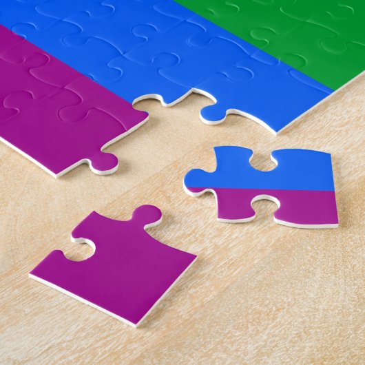 LGBTQ+ Progress Pride Legpuzzel (Zijkant)
