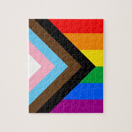 LGBTQ+ Progress Pride Legpuzzel (Verticaal)