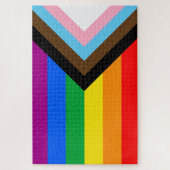 LGBTQ+ Progress Pride Legpuzzel (Verticaal)