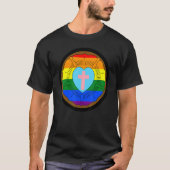 Lgbtq Progress Pride Lutheran Roos Gay Transgender T-shirt (Voorkant)