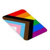LGBTQ+ Progress Pride Magneet (Rechterzijde)