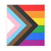 LGBTQ+ Progress Pride Notitieblok (Voorkant)