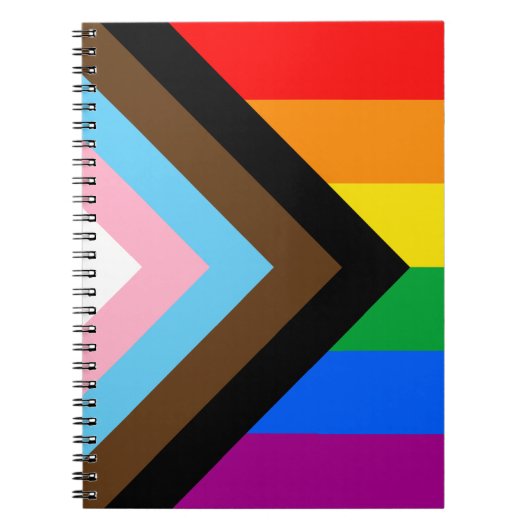 LGBTQ+ Progress Pride Notitieboek (Voorkant)