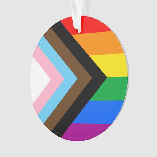 LGBTQ+ Progress Pride Ornament (voorkant)