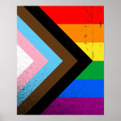 LGBTQ+ Progress Pride Poster (Voorkant)