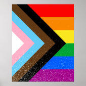 LGBTQ+ Progress Pride Poster (Voorkant)