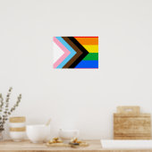 LGBTQ+ Progress Pride Poster (Keuken)