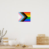 LGBTQ+ Progress Pride Poster (Keuken)