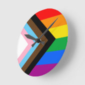 LGBTQ+ Progress Pride Ronde Klok (Hoek)