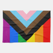 LGBTQ+ Progress Pride Theedoek (Horizontaal)