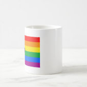 LGBTQ+ Progress Pride-vlag Koffiemok (Center)