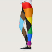 LGBTQ+ Progress Pride Vlag Leggings (Links)