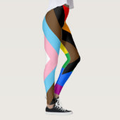 LGBTQ+ Progress Pride Vlag Leggings (Rechts)