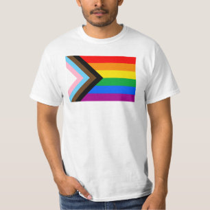 LGBTQ+ Progress Pride Vlag T-shirt