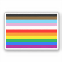 LGBTQ+ Progressie Vlag Strepen