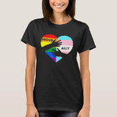 Lgbtq Proud Ally - Trans Pride Transgender Ally T-shirt (Voorkant)