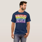 LGBTQ Proud Firefighter Gay Pride Rainbow T-shirt (Voorkant volledig)