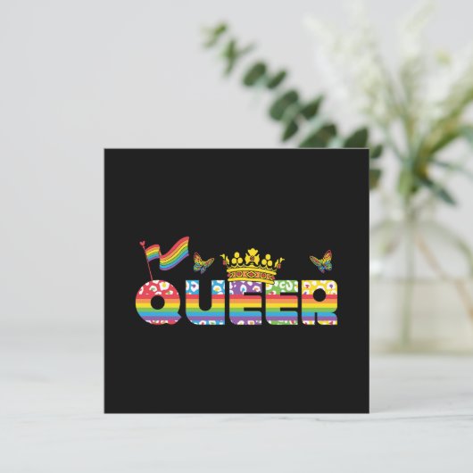 LGBTQ - Queer - Rainbow Color (Staand voorkant)