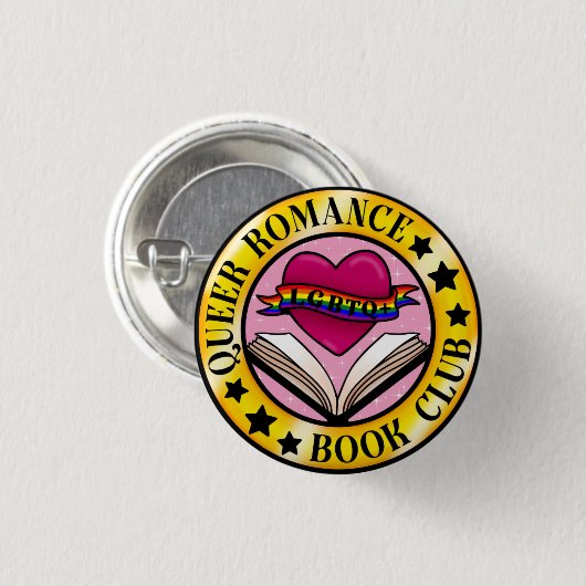 LGBTQ+ Queer Romance Badge Ronde Button 3,2 Cm (Voorkant /achterkant)