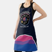 LGBTQ Queer Universum, Biseksuele Vlag Zonnebloem Schort (Insitu)