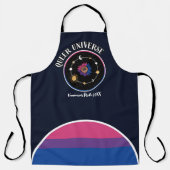 LGBTQ Queer Universum, Biseksuele Vlag Zonnebloem Schort (Voorkant)