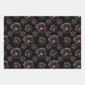 LGBTQ Queer Universum, Lesbische Vlag Zonnebloem Inpakpapier Vel (Voorkant 2)