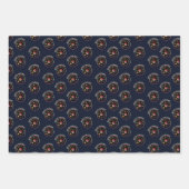 LGBTQ Queer Universum, Lesbische Vlag Zonnebloem Inpakpapier Vel (Voorkant)