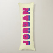 LGBTQ Rainbow Bisexual Pride Flag Aangepaste naam Lichaamskussen (Voorkant Verticaal)