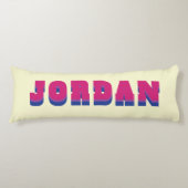 LGBTQ Rainbow Bisexual Pride Flag Aangepaste naam Lichaamskussen (Voorkant)