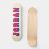 LGBTQ Rainbow Bisexual Pride Flag Aangepaste naam Persoonlijk Skateboard (Voorkant)