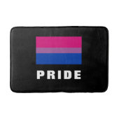 LGBTQ Rainbow Bisexual Pride Flag aangepaste tekst Badmat (Voorkant)