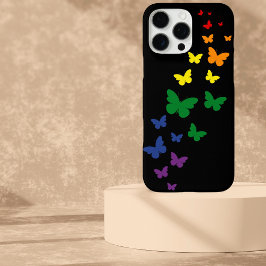 LGBTQ Rainbow Butterfly Trail iPhone 16 Pro Max Hoesje