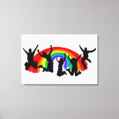 Lgbtq Rainbow Canvas Afdruk (Voorkant)