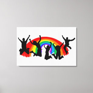Lgbtq Rainbow Canvas Afdruk