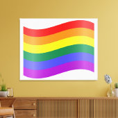 Lgbtq Rainbow Canvas Afdruk (Insitu (Woonkamer))