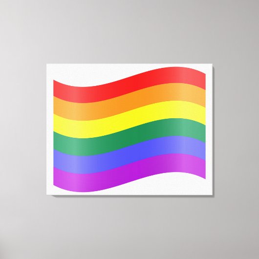 Lgbtq Rainbow Canvas Afdruk (Voorkant)