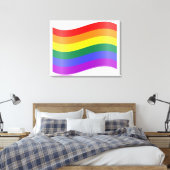 Lgbtq Rainbow Canvas Afdruk (Insitu (Slaapkamer))