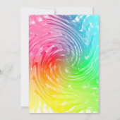  LGBTQ Rainbow Celebration Pride Party Invitation Kaart (Achterkant)