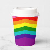 LGBTQ Rainbow Flag Gay Pride LGBT Cup Papieren Bekers (Rechts)