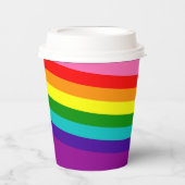 LGBTQ Rainbow Flag Gay Pride LGBT Cup Papieren Bekers (Voorkant)