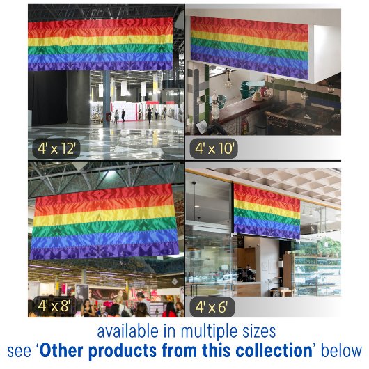 LGBTQ Rainbow Flag Gay Pride Parade Gay Weddenscha Wandkleed