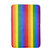 LGBTQ+ Rainbow Flag Stripes for Pride Month -  Badmat (Voorkant Verticaal)
