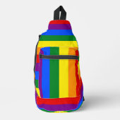 LGBTQ+ Rainbow Flag Stripes voor Pride Month - Sling Bag (Voorkant)