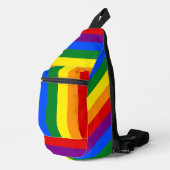 LGBTQ+ Rainbow Flag Stripes voor Pride Month - Sling Bag (Rechterhoek)