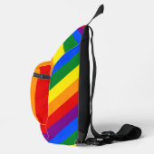 LGBTQ+ Rainbow Flag Stripes voor Pride Month - Sling Bag (Rechts)