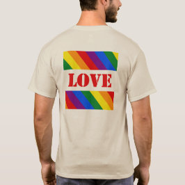 LGBTQ+ Rainbow Flag Stripes voor Pride Month - T-shirt