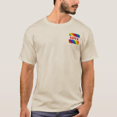 LGBTQ+ Rainbow Flag Stripes voor Pride Month - T-shirt (Voorkant)