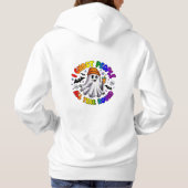 LGBTQ Rainbow Funny Halloween - Ik spook mensen Hoodie (Achterkant)