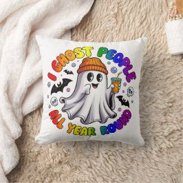 LGBTQ Rainbow Funny Halloween - Ik spook mensen Kussen