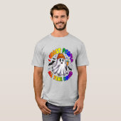LGBTQ Rainbow Funny Halloween - Ik spook mensen T-shirt (Voorkant volledig)